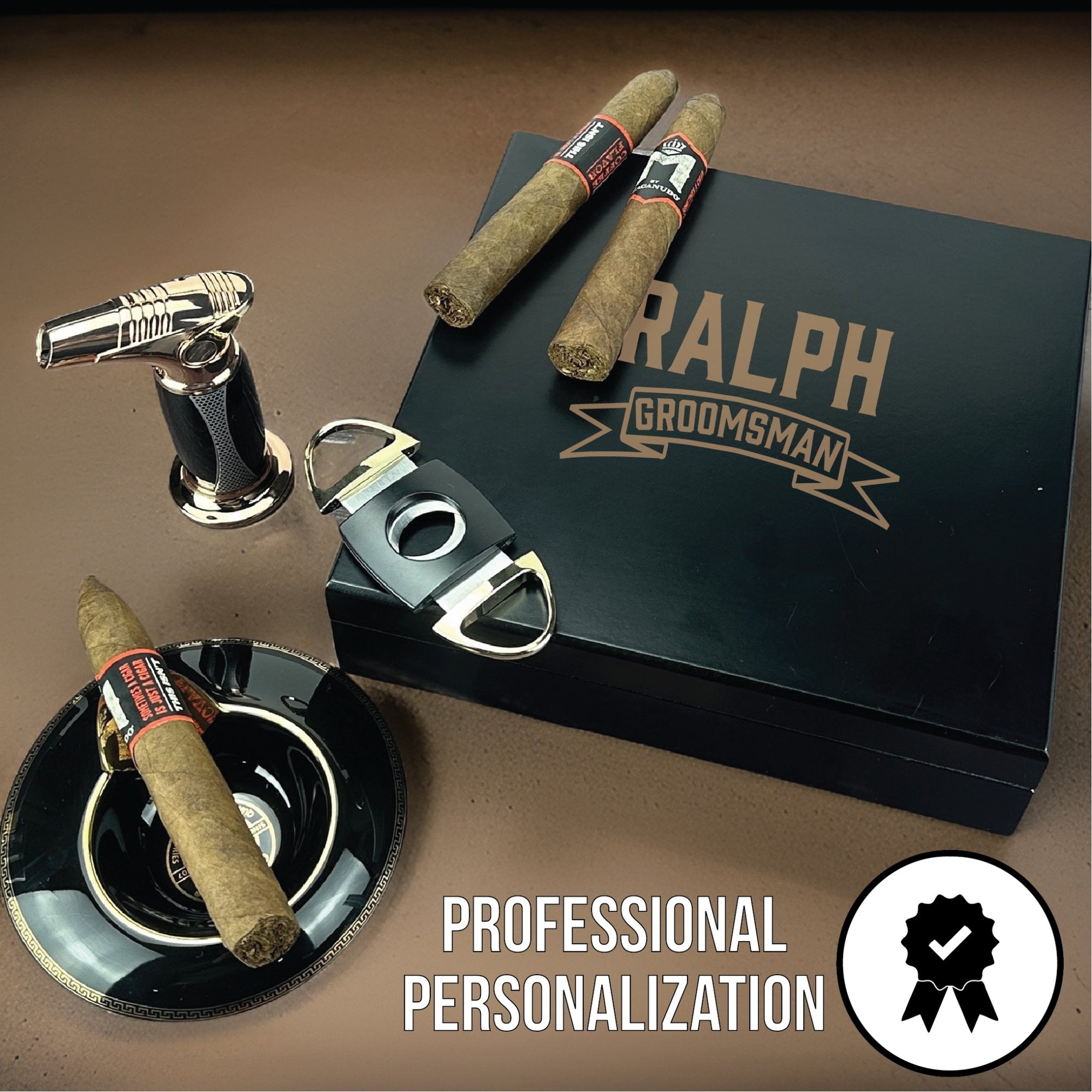 Classic Groomsman Cigar Gift Set - Groovy Groomsmen Gifts