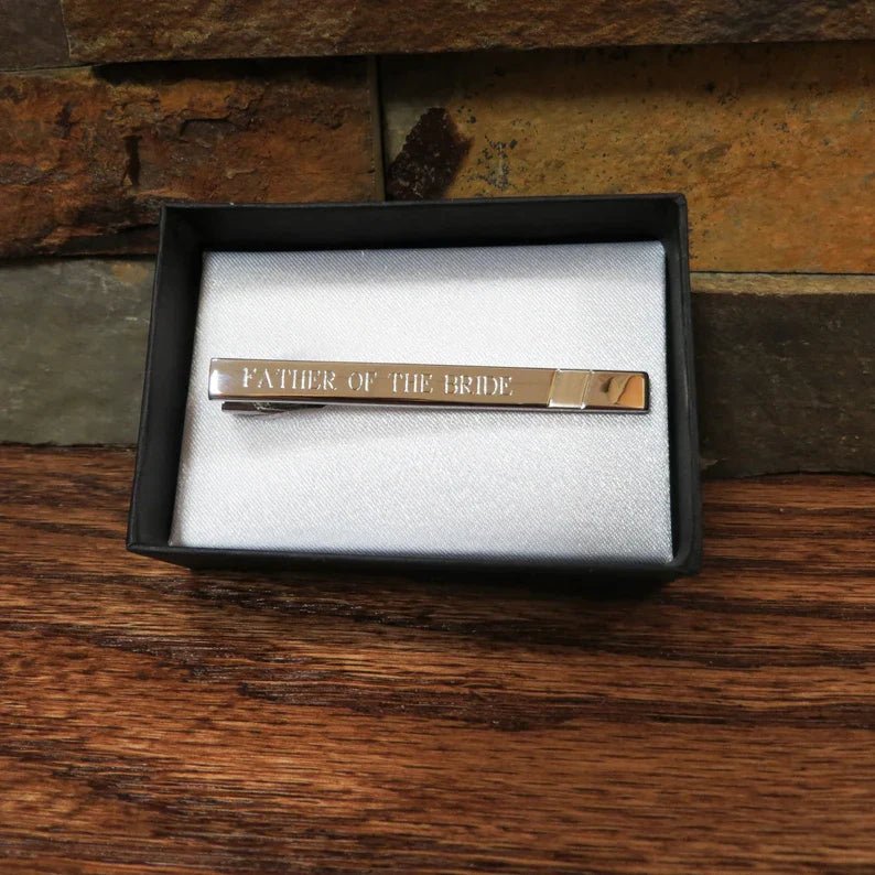 Tie Bar Classy Clip by Groovy Groomsmen Gifts