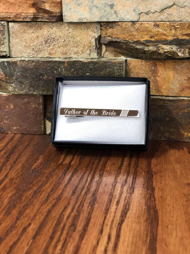 Tie Bar Classy Clip by Groovy Groomsmen Gifts