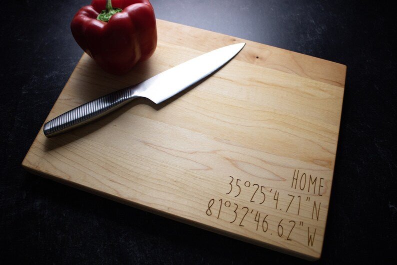 Coordinates Cutting Board - Groovy Groomsmen Gifts