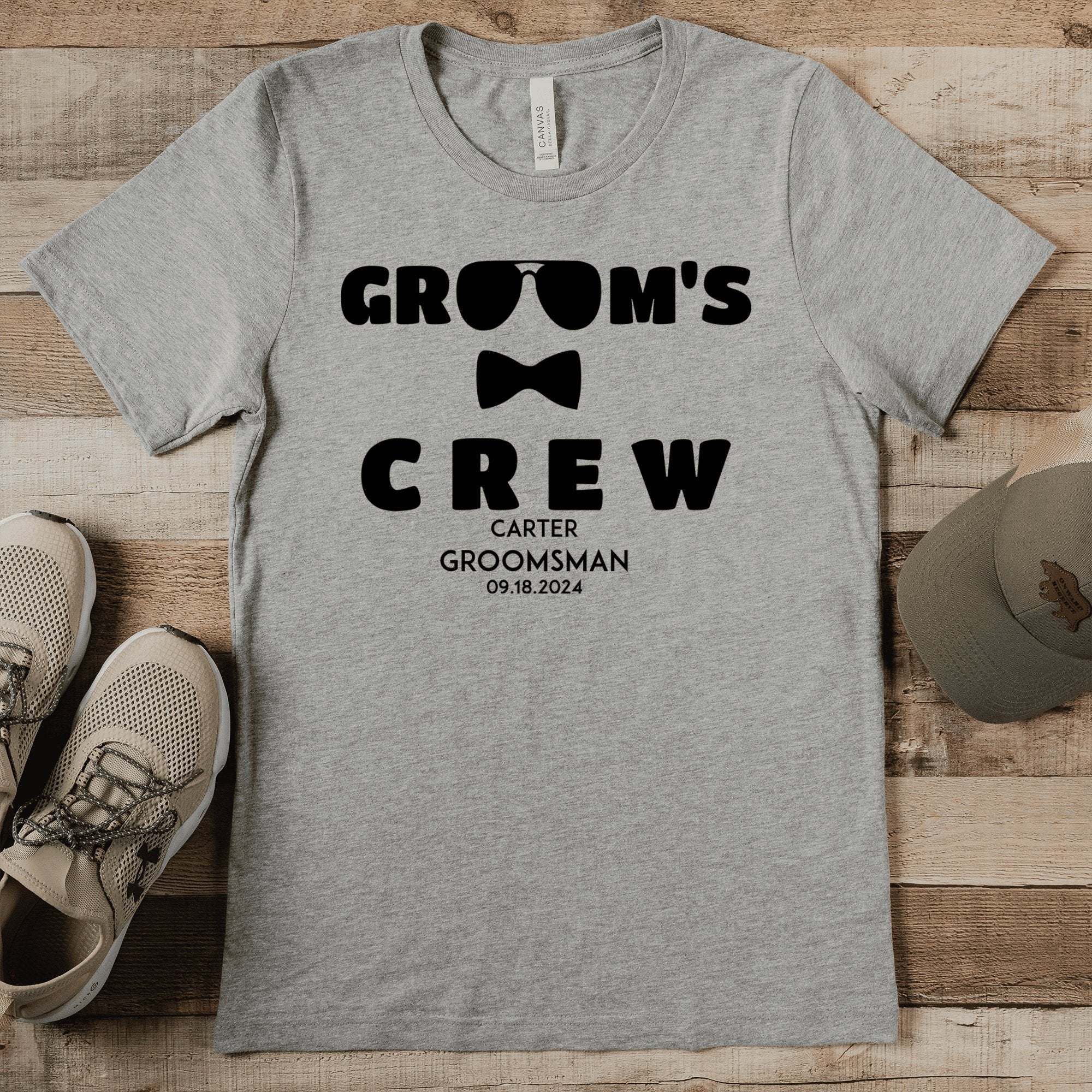 Crew In Shades Mens T Shirt - Groovy Groomsmen Gifts