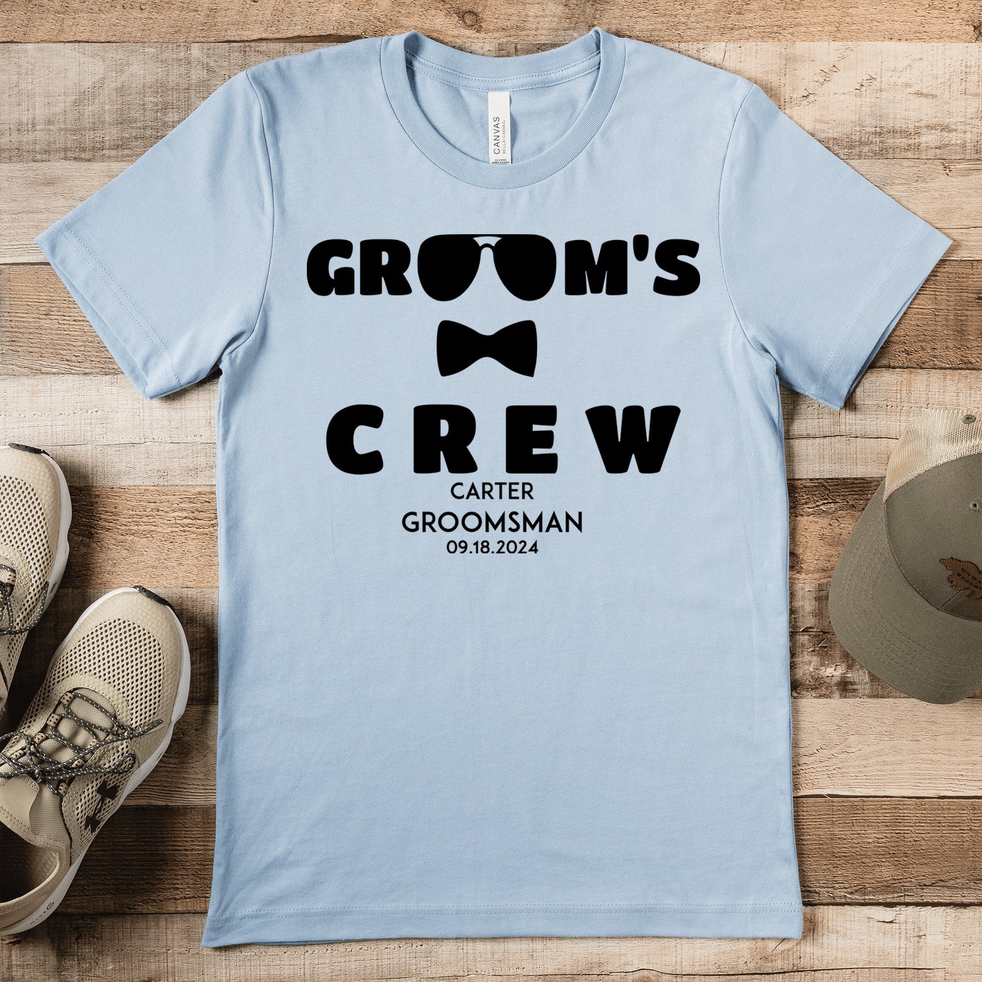 Crew In Shades Mens T Shirt - Groovy Groomsmen Gifts