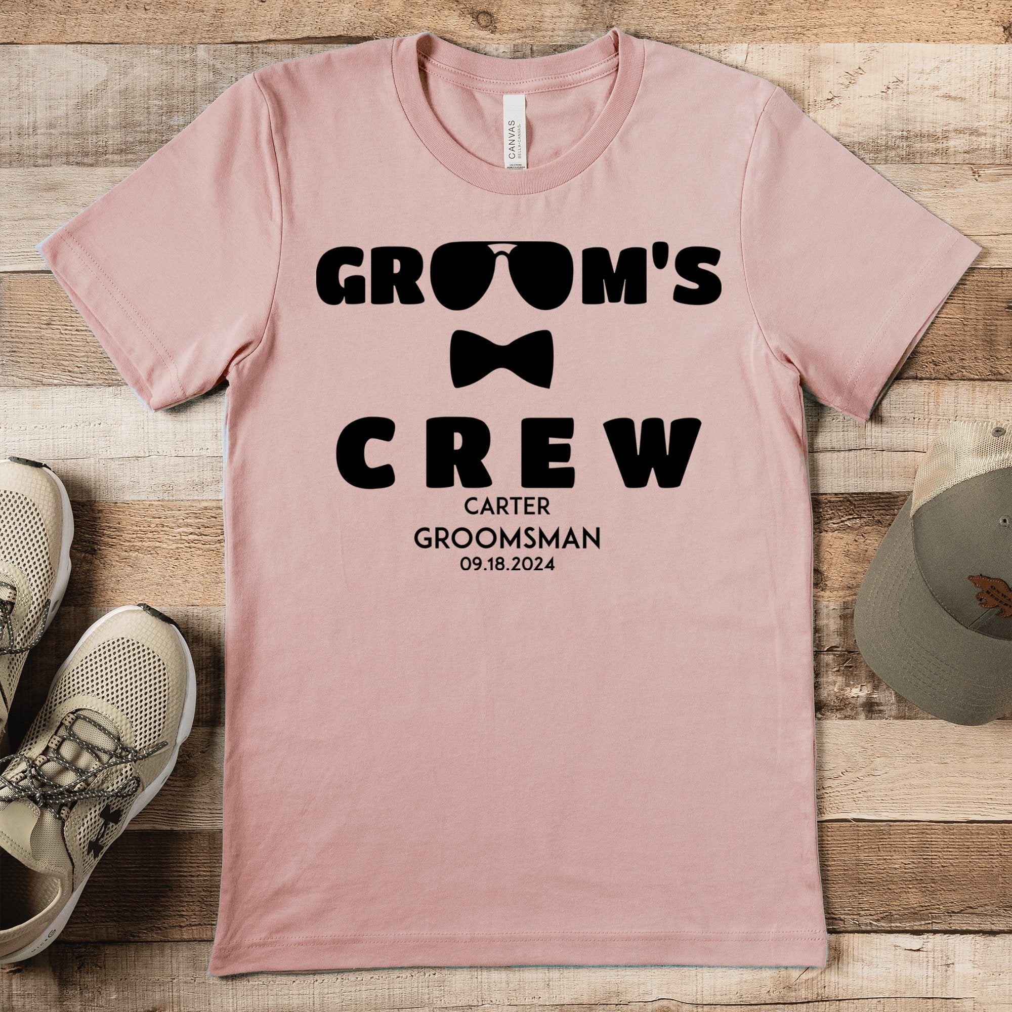 Crew In Shades Mens T Shirt - Groovy Groomsmen Gifts