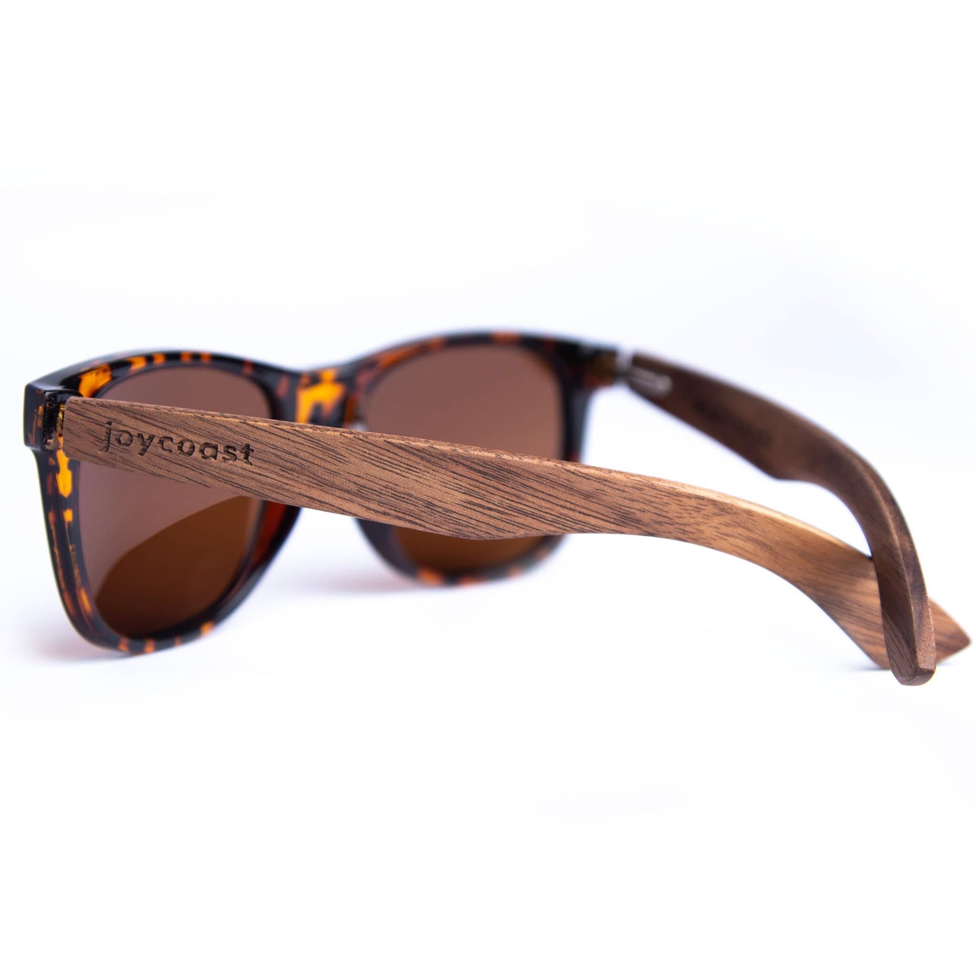 Wooden Sunglasses “Crush” | Tortoise & Walnut Sunglasses by Groovy Groomsmen Gifts