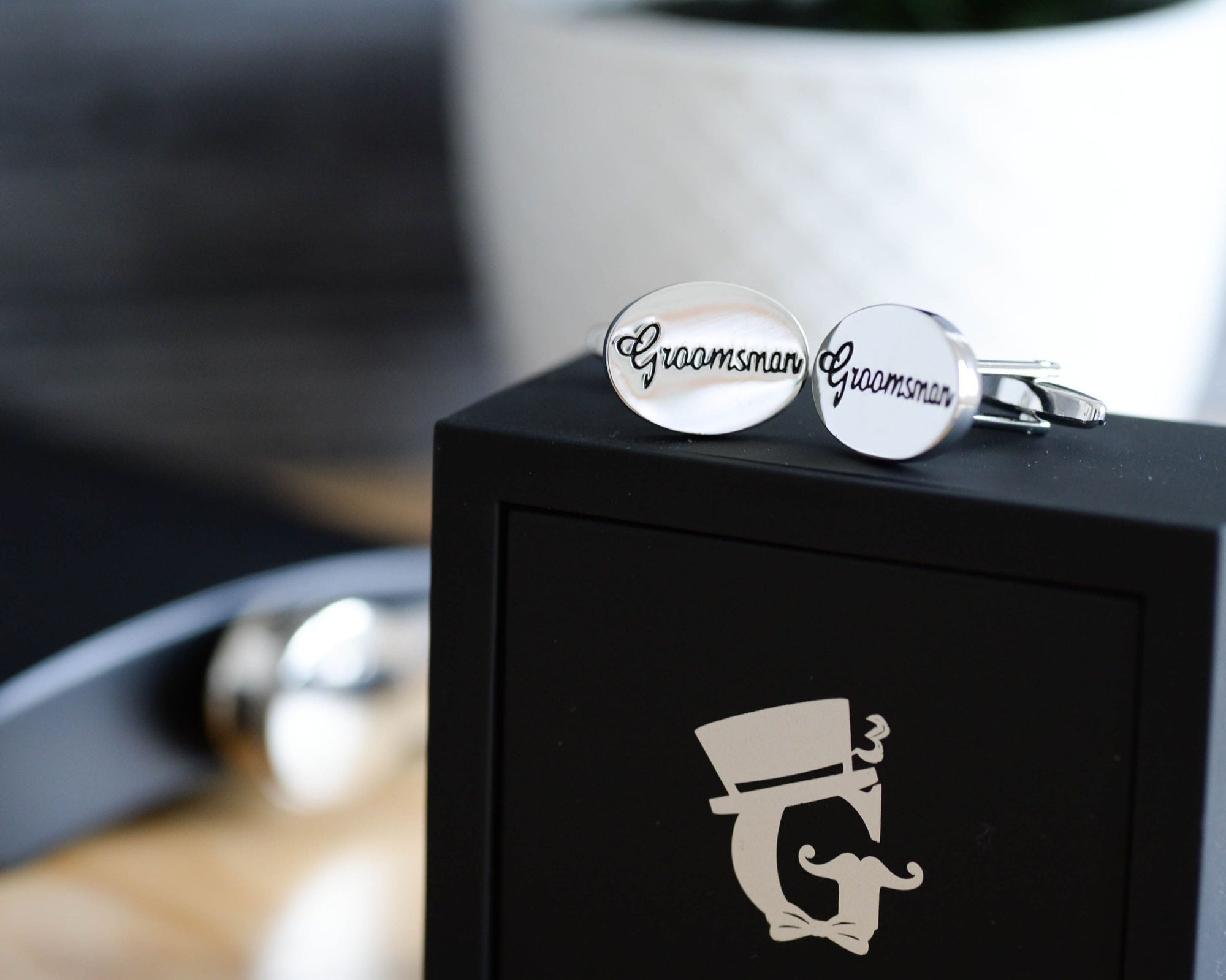 cufflinks Cuff Him Up by Groovy Groomsmen Gifts