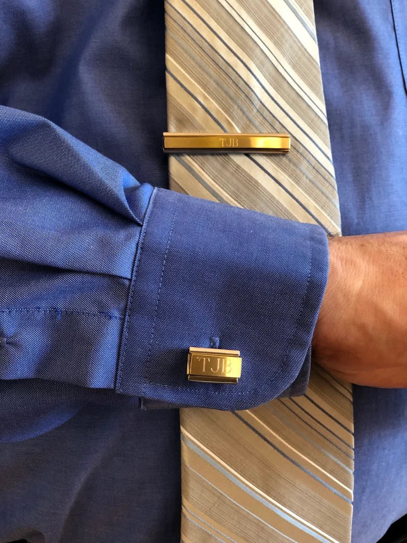 Cuff Links Gold Links by Groovy Groomsmen Gifts