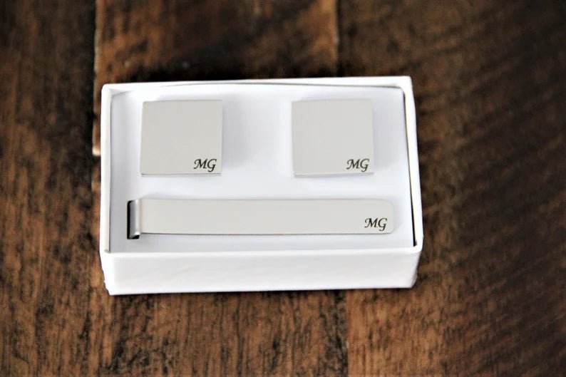 Cuff Links Groomsmen Cufflinks Set by Groovy Groomsmen Gifts