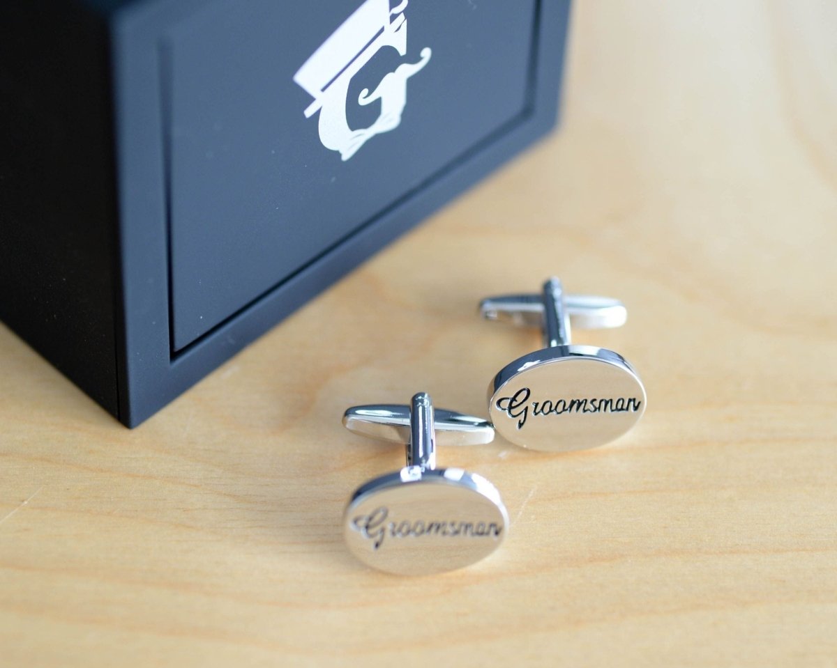 cufflinks Cuff Him Up by Groovy Groomsmen Gifts