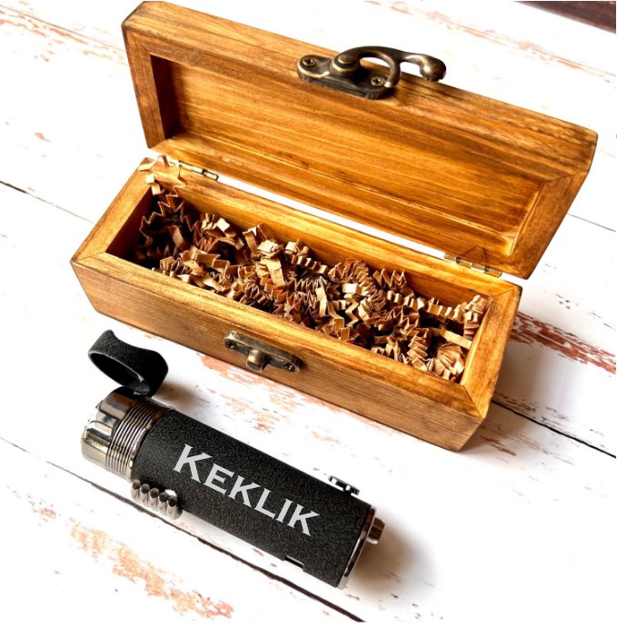 Custom Cigar Lighter - Groovy Groomsmen Gifts