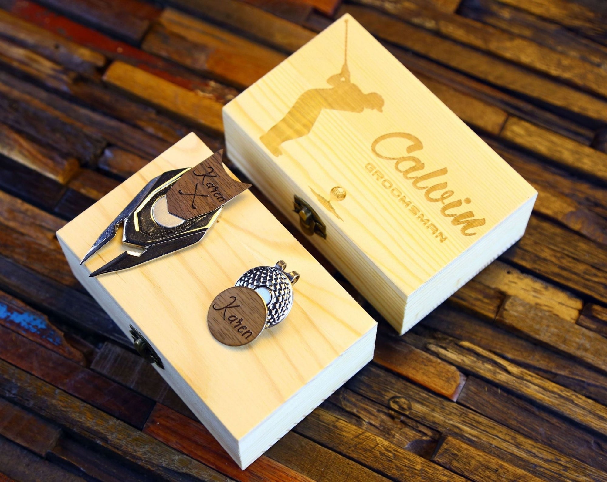 Custom Golf Gift Set - Groovy Groomsmen Gifts