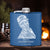 Custom Groomsman Photo Flask - Laser Engraved - Groovy Groomsmen Gifts