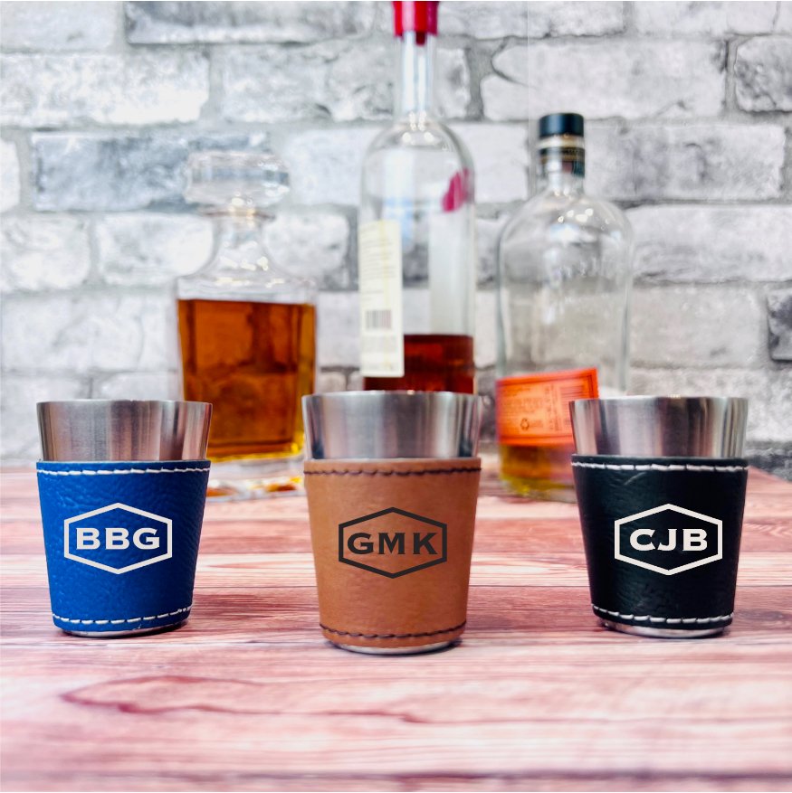 Shot Glasses Custom Shot Glass by Groovy Groomsmen Gifts