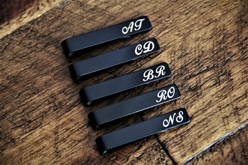 Custom Tie Clip - Groovy Groomsmen Gifts