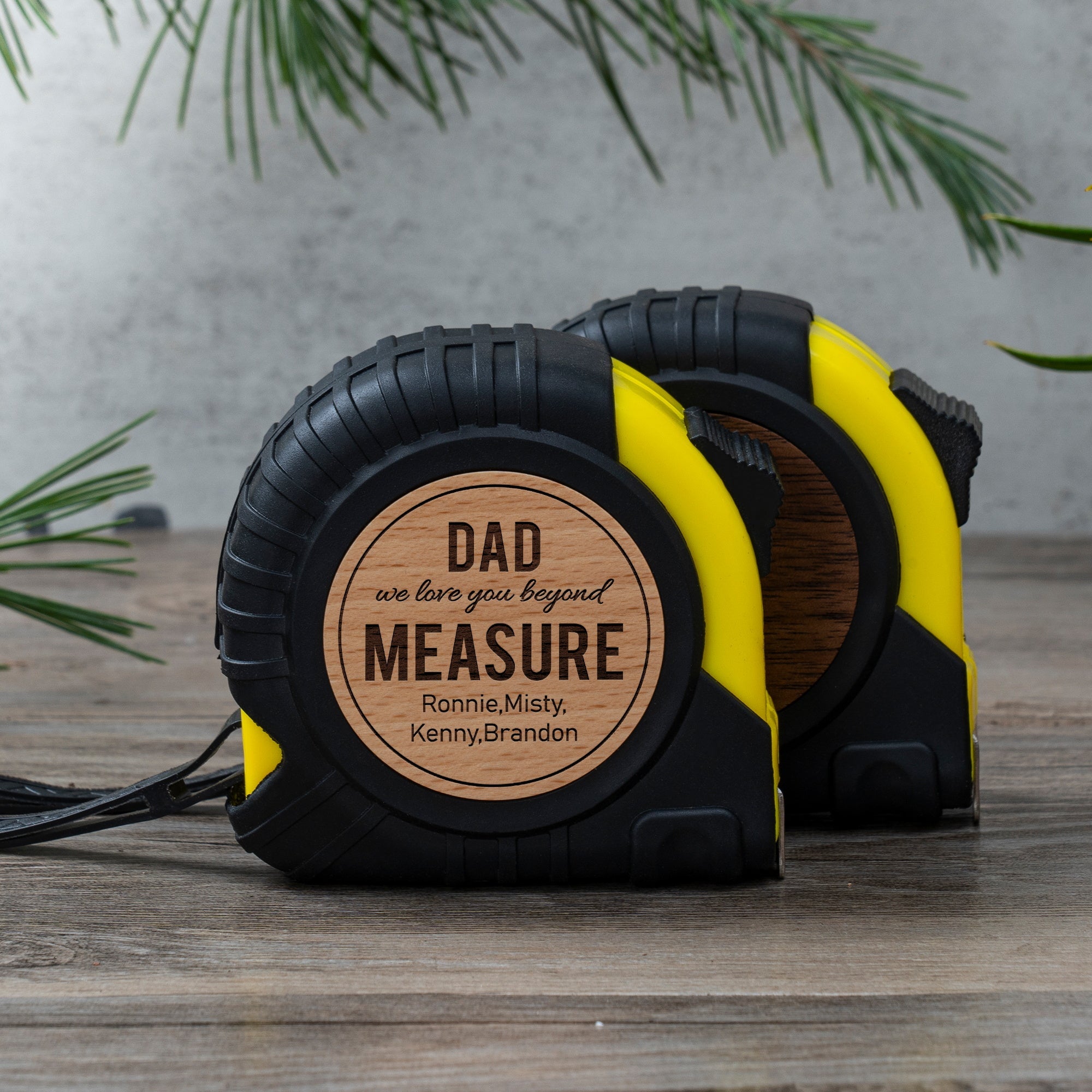 Tools Dads Tape Measure by Groovy Groomsmen Gifts