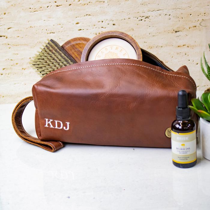 Man Bags Dapper Dopp by Groovy Groomsmen Gifts