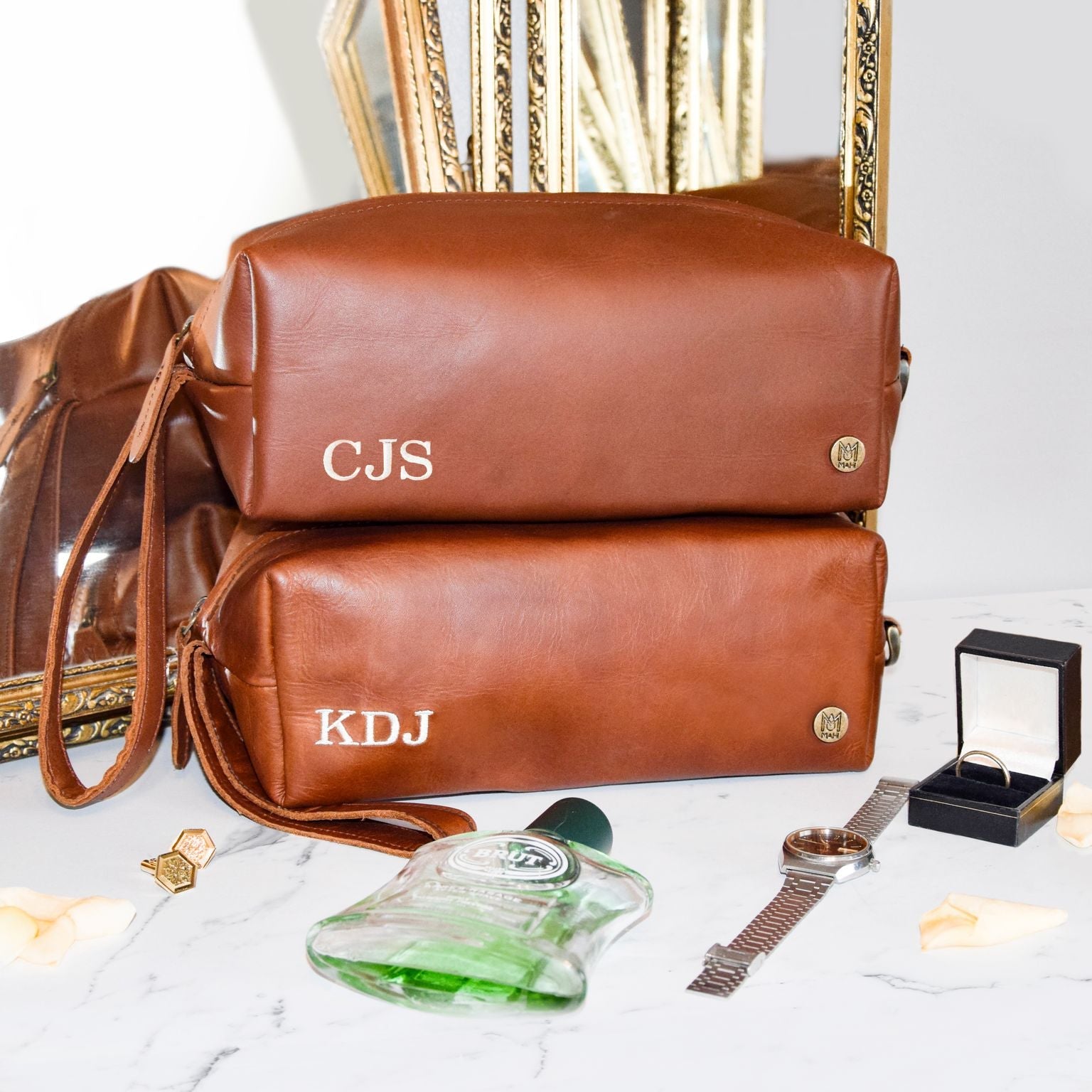 Man Bags Dapper Dopp by Groovy Groomsmen Gifts