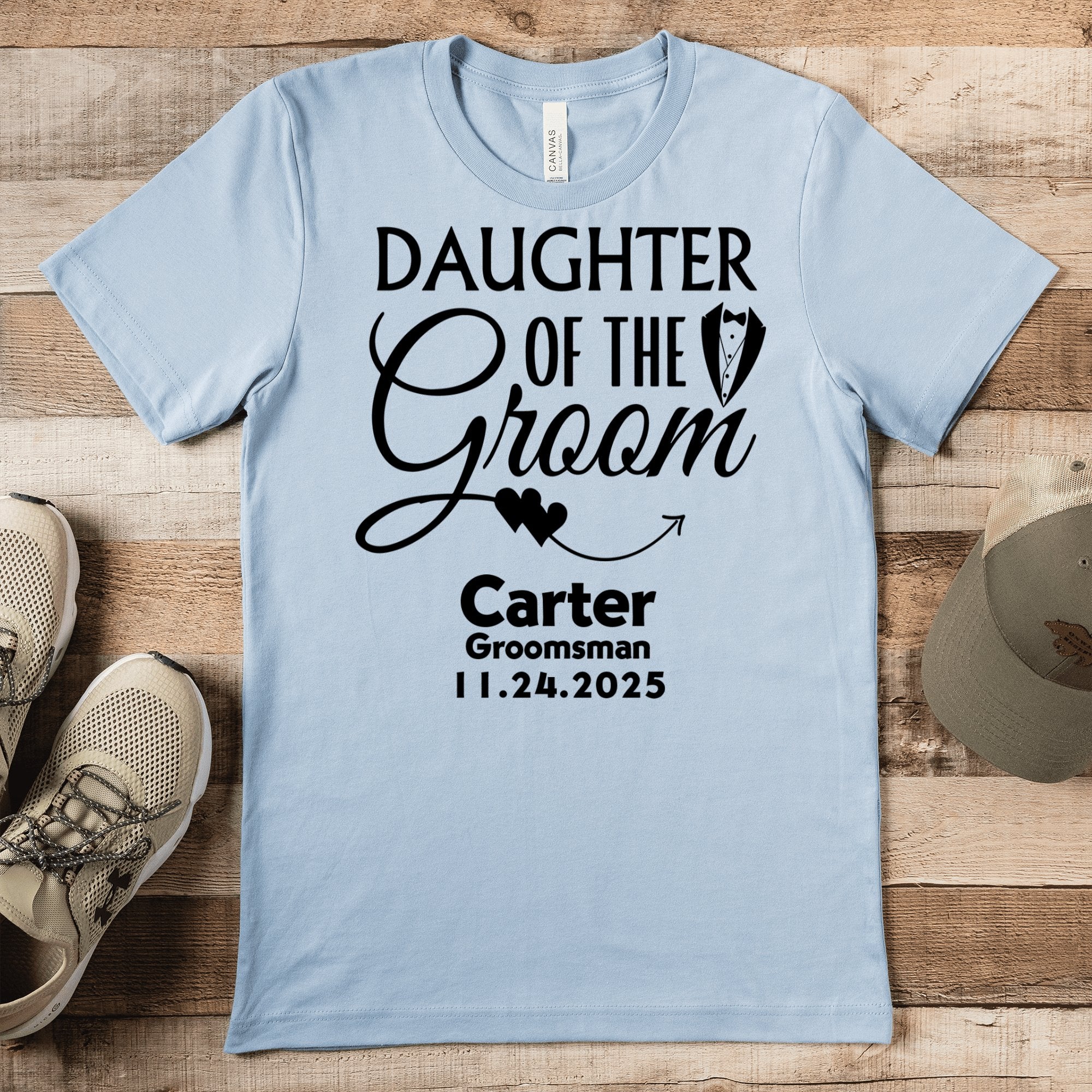 Daughter Of The Groom Mens T Shirt - Groovy Groomsmen Gifts