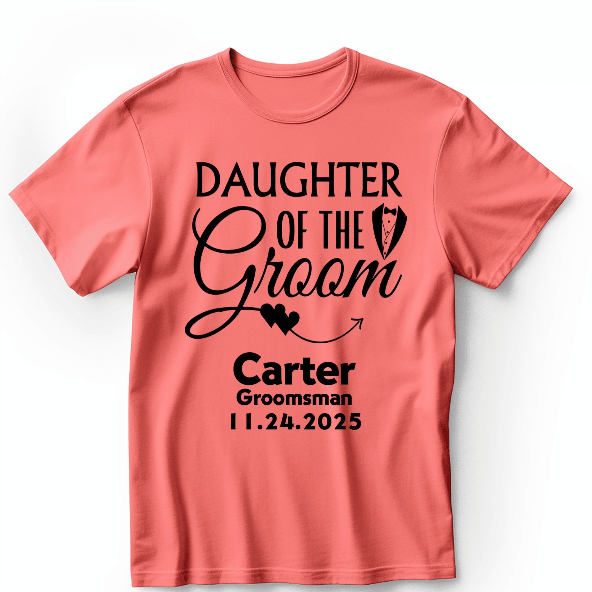 Daughter Of The Groom Mens T Shirt - Groovy Groomsmen Gifts