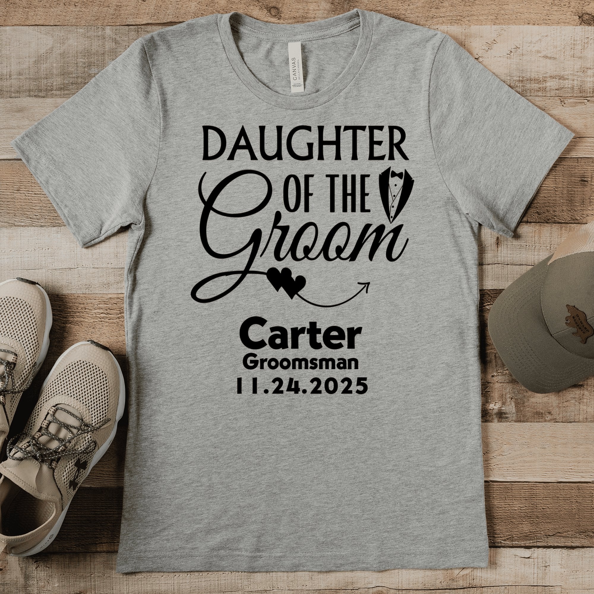 Daughter Of The Groom Mens T Shirt - Groovy Groomsmen Gifts