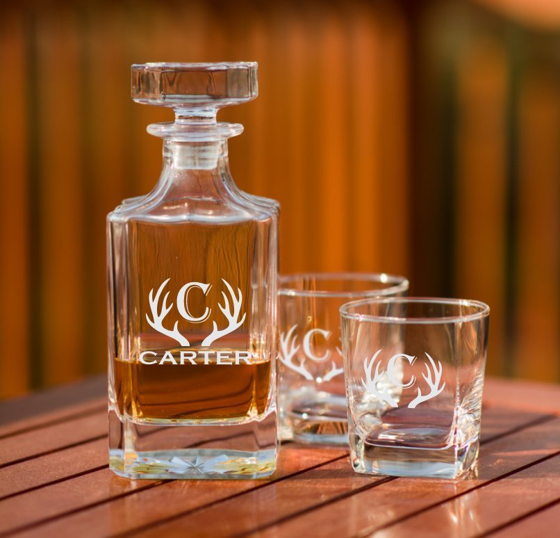 Decanter Quality Piece of Glass by Groovy Groomsmen Gifts