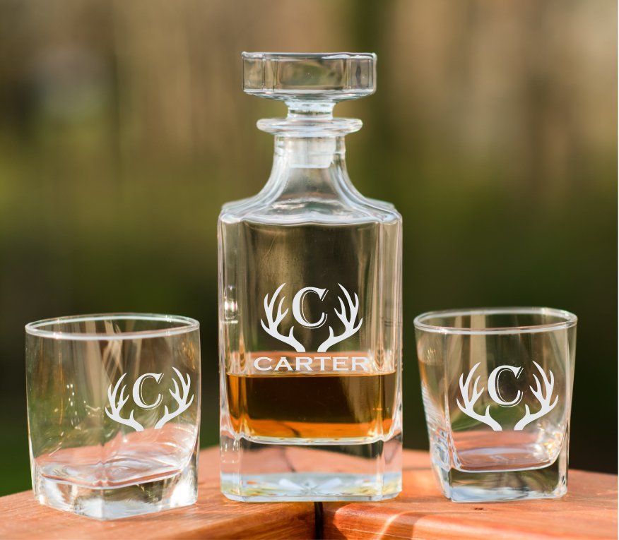 Decanter Quality Piece of Glass by Groovy Groomsmen Gifts