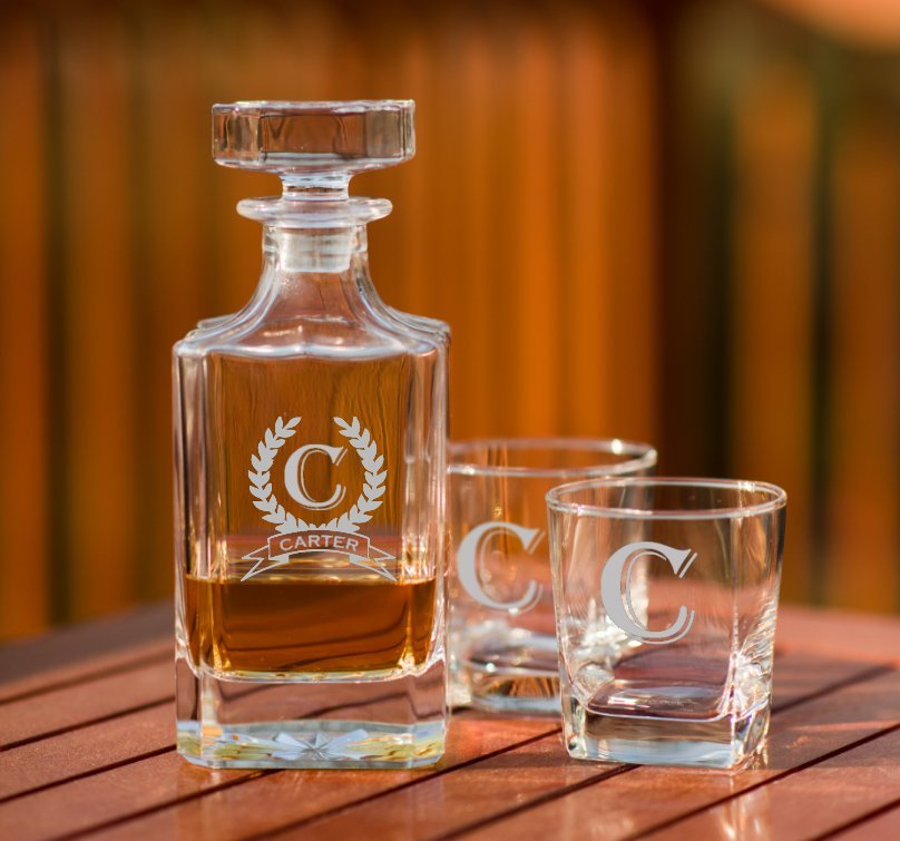 Decanter Quality Piece of Glass by Groovy Groomsmen Gifts