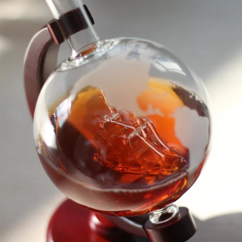 Decanter Set World Map Decanter by Groovy Groomsmen Gifts