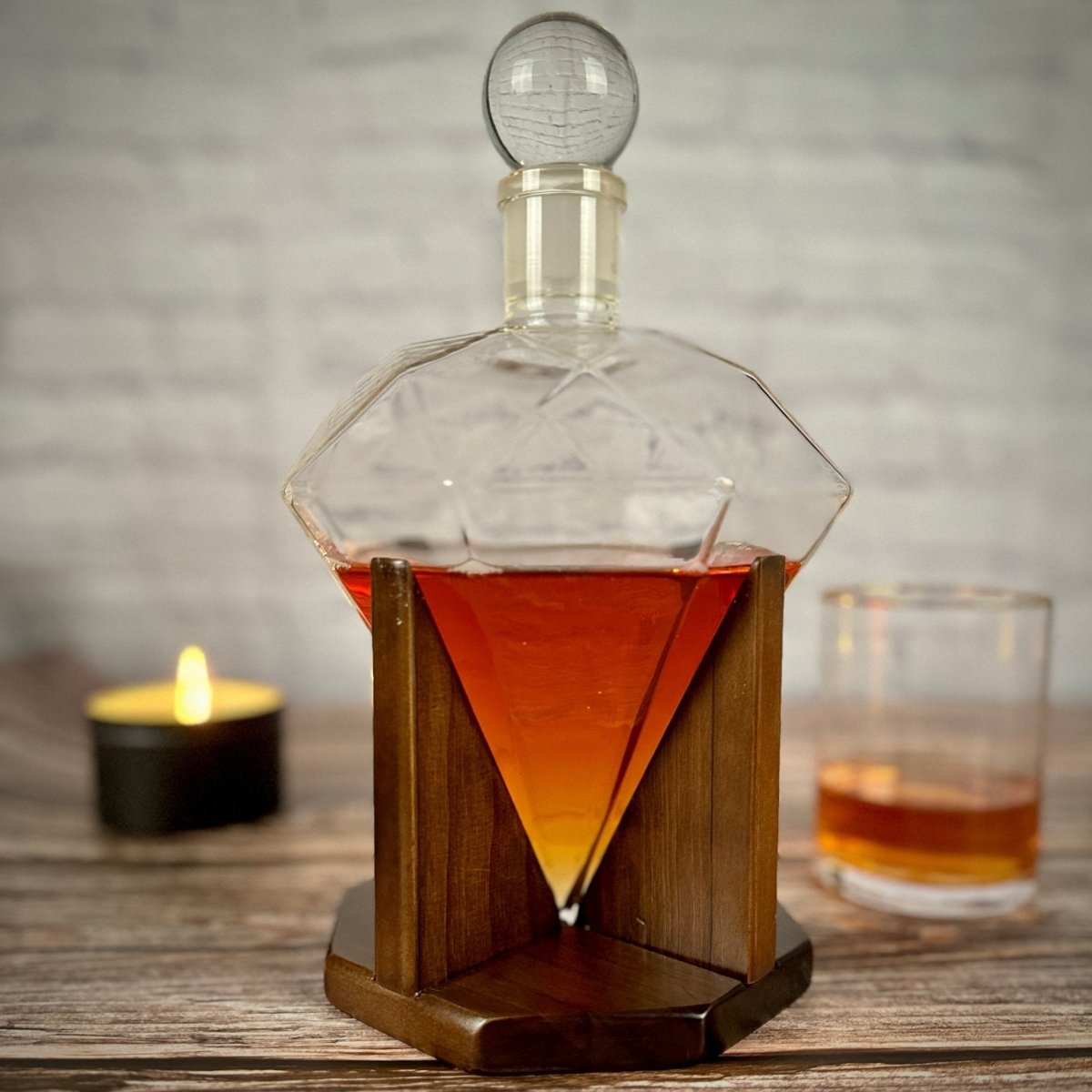 Decanters Diamond Decanter by Groovy Groomsmen Gifts