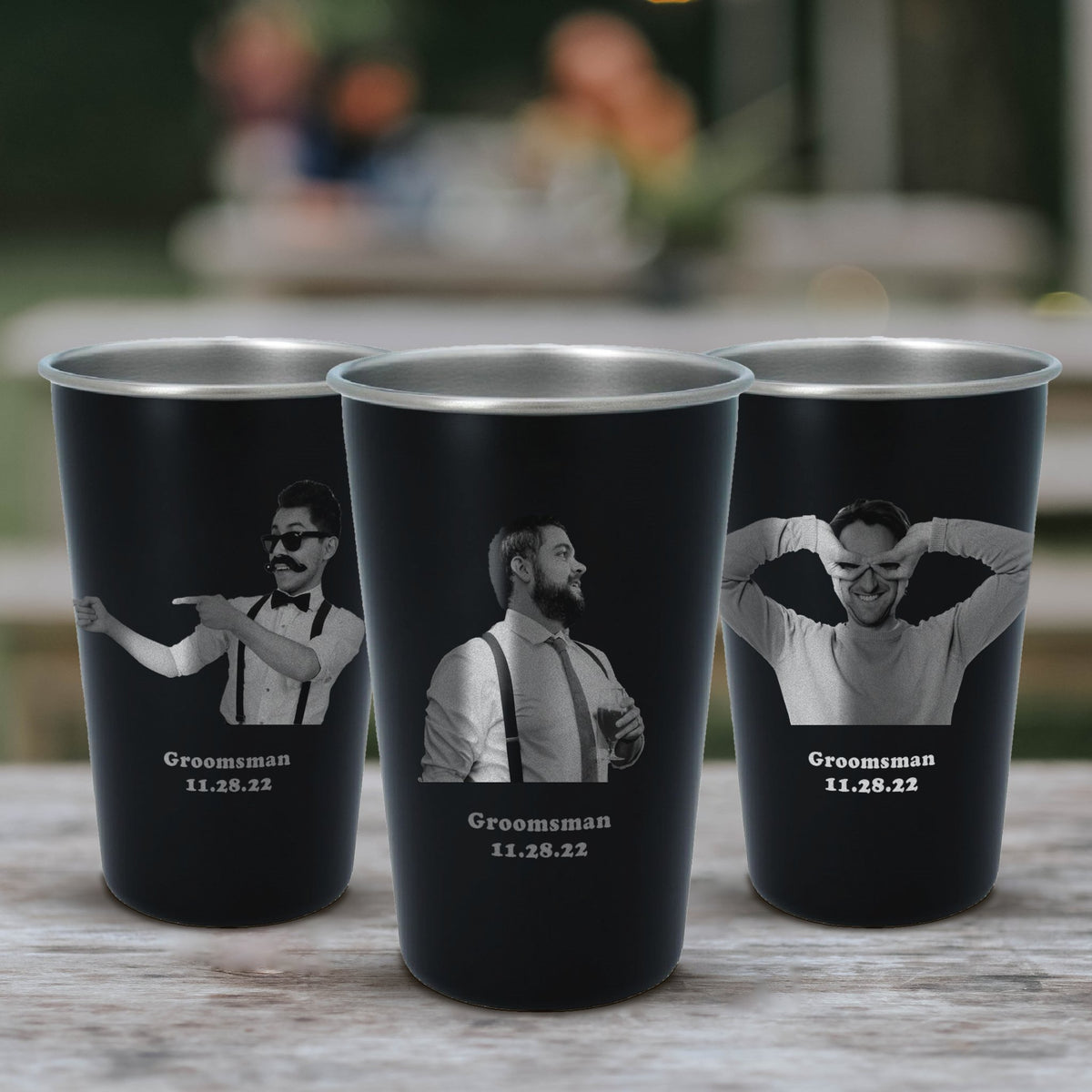 Drinkware Detailed Draft Depiction by Groovy Groomsmen Gifts