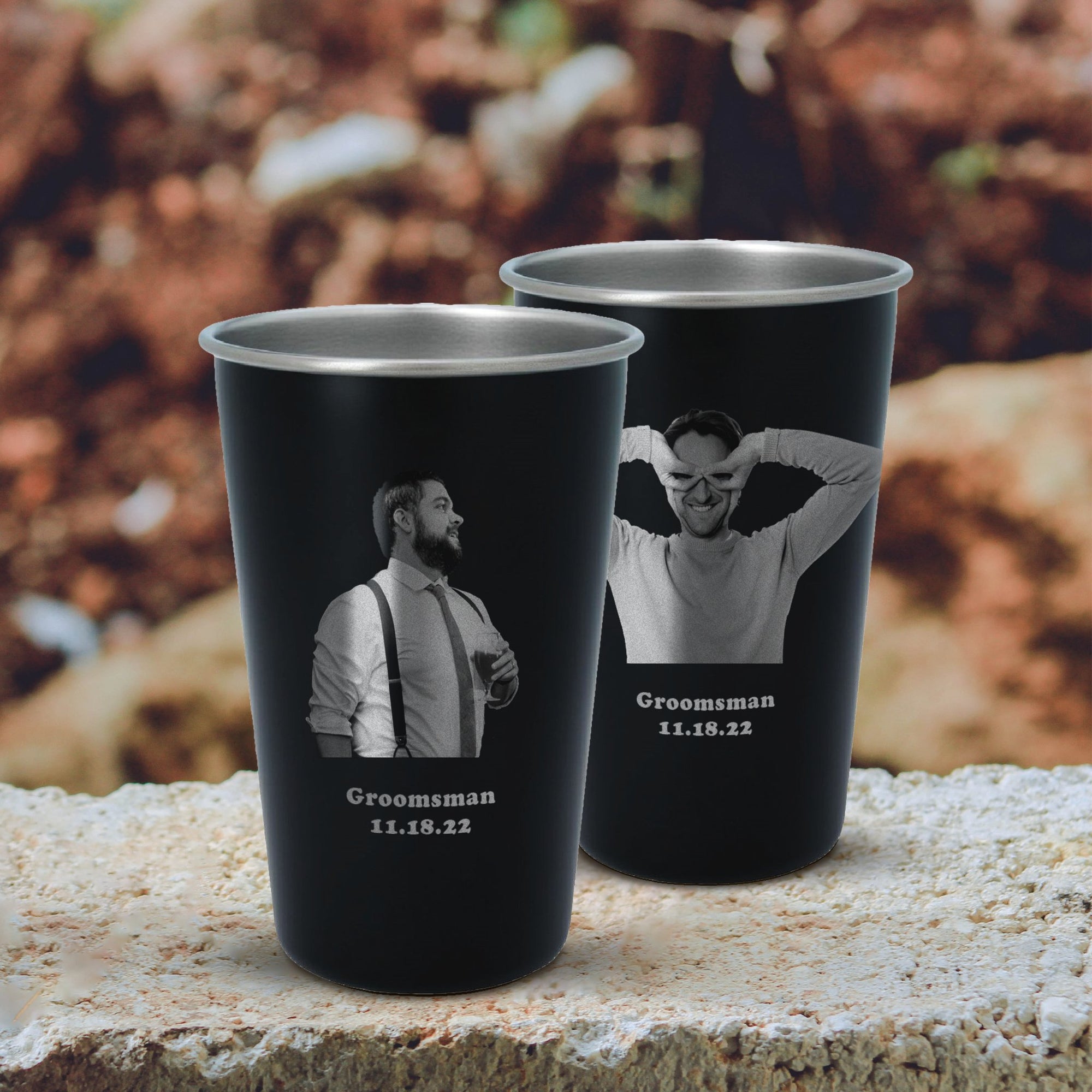 Drinkware Detailed Draft Depiction by Groovy Groomsmen Gifts