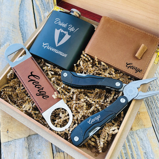 Distinguished Groomsman Box - Groovy Groomsmen Gifts