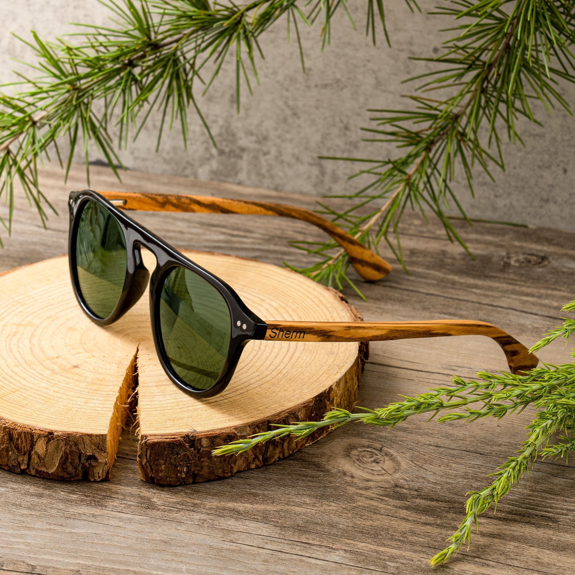 Sunglasses Driftwood Defenders by Groovy Groomsmen Gifts