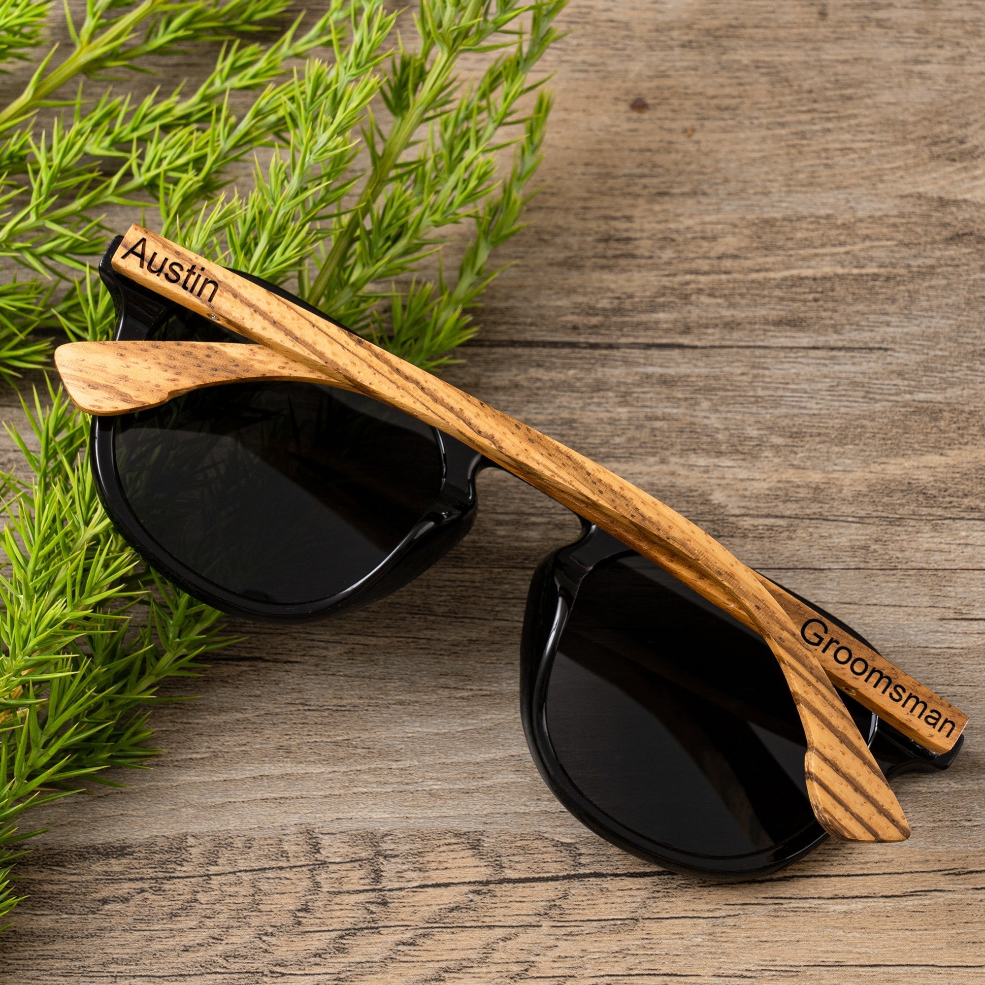 Sunglasses Driftwood Defenders by Groovy Groomsmen Gifts