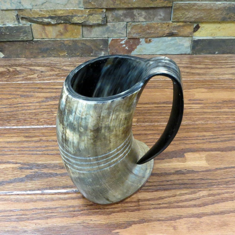 Drinking Glass Brew Horn by Groovy Groomsmen Gifts