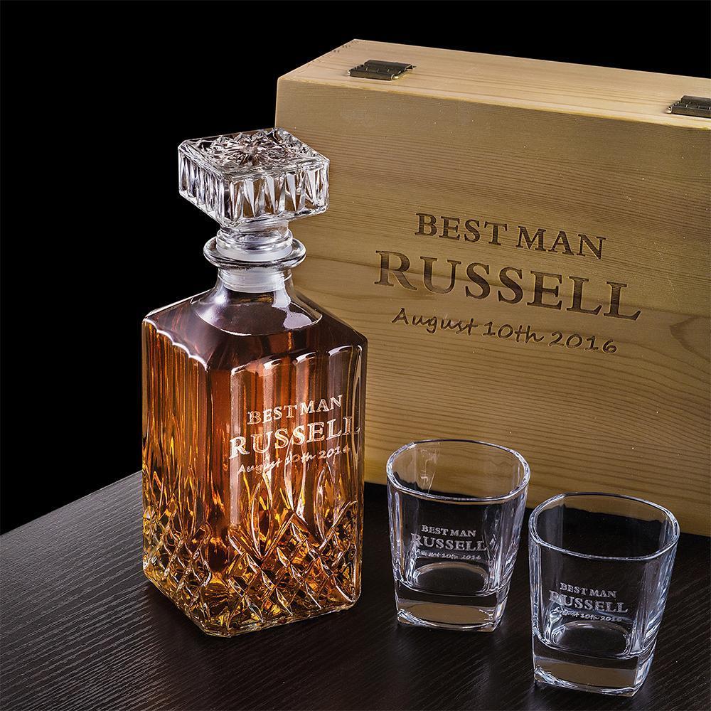 Drinkware Big Man's Decanter Set by Groovy Groomsmen Gifts