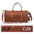 Duffel Bags Luxury Leather Duffle by Groovy Groomsmen Gifts