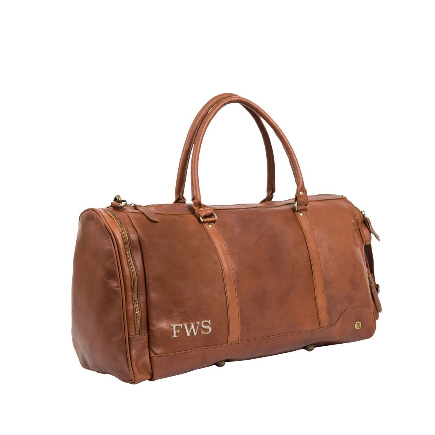 Duffel Bags Luxury Leather Duffle by Groovy Groomsmen Gifts