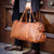 Duffel Bags Luxury Leather Duffle by Groovy Groomsmen Gifts