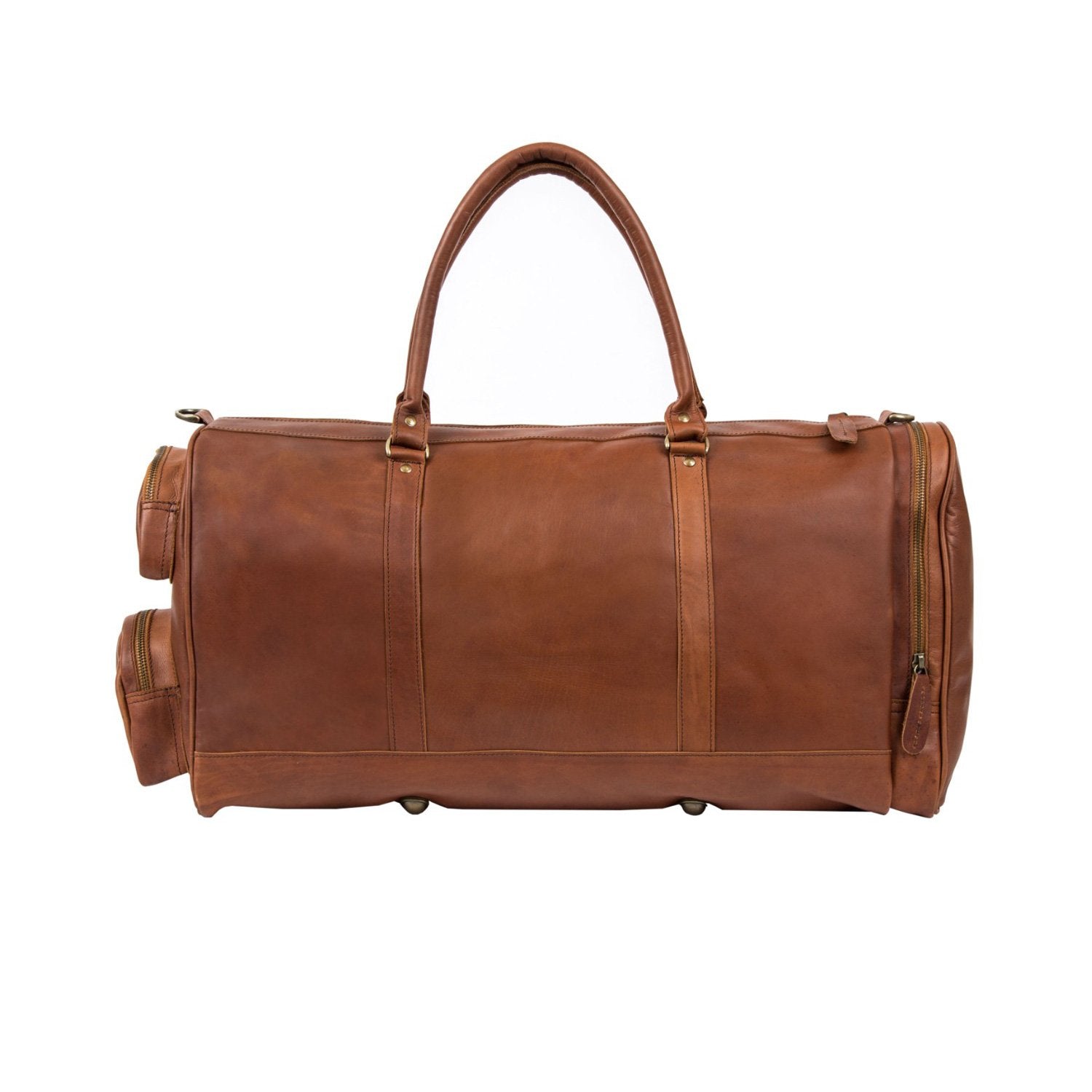 Duffel Bags Luxury Leather Duffle by Groovy Groomsmen Gifts