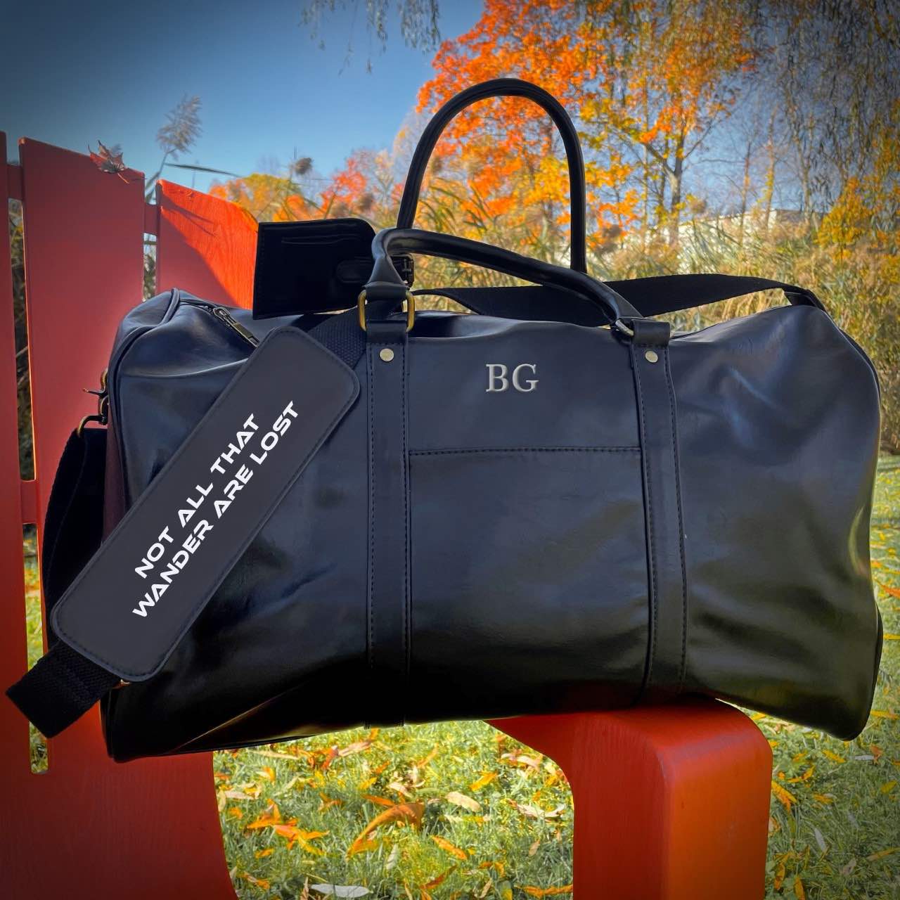 Duffel Bags Tough Love Duffle by Groovy Groomsmen Gifts