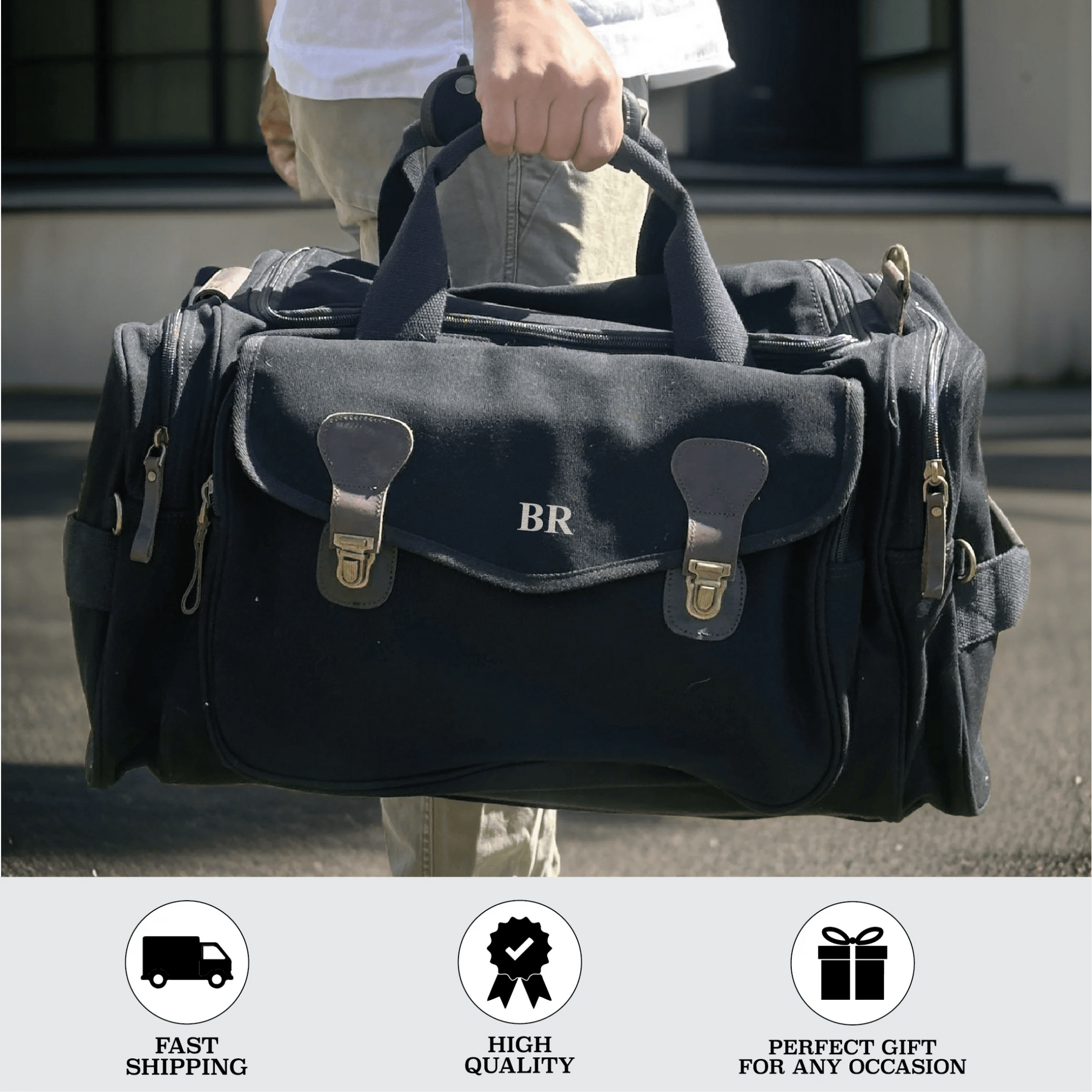 Duffle Bag Custom Travel Duffle Bag by Groovy Groomsmen Gifts