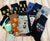 Eat, Drink & Suit Up Socks - Groovy Groomsmen Gifts