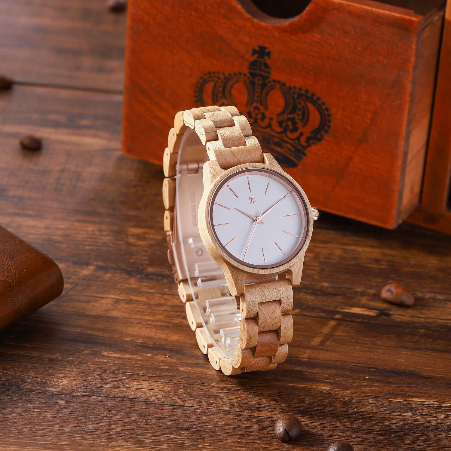 Wooden Watch Everyday | Maple Wood Watch by Groovy Groomsmen Gifts