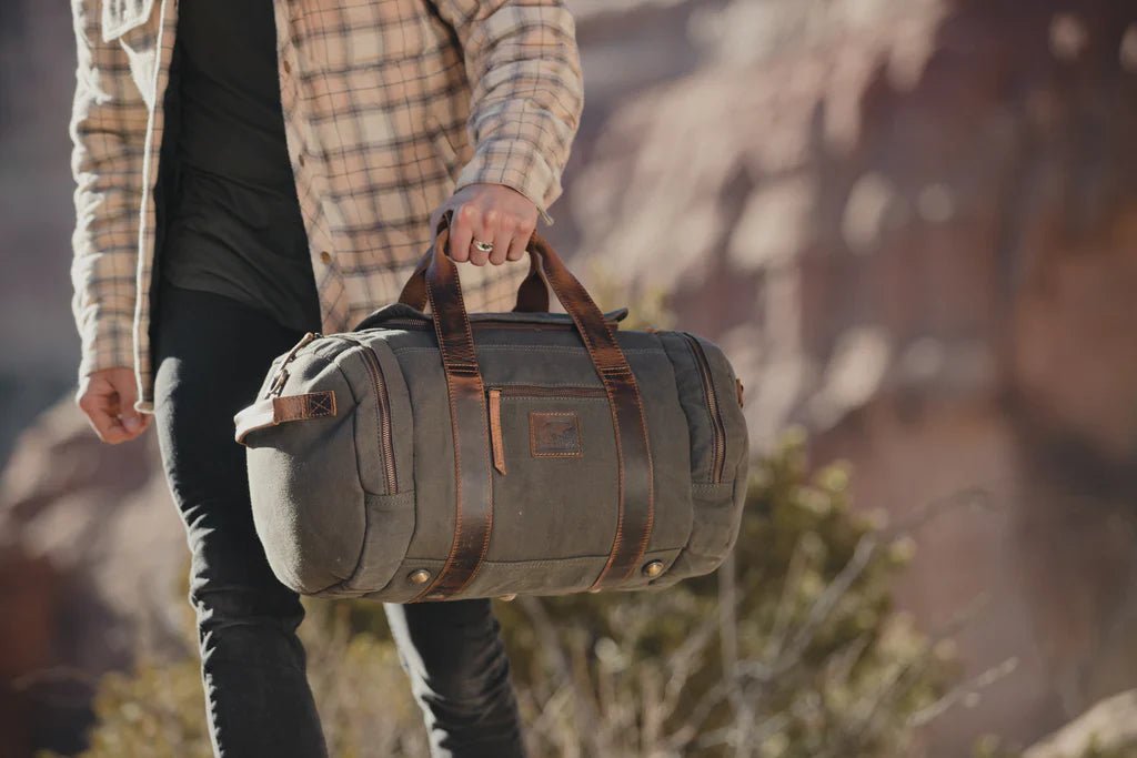 Duffle Bag Excursion Canvas Duffle by Groovy Groomsmen Gifts