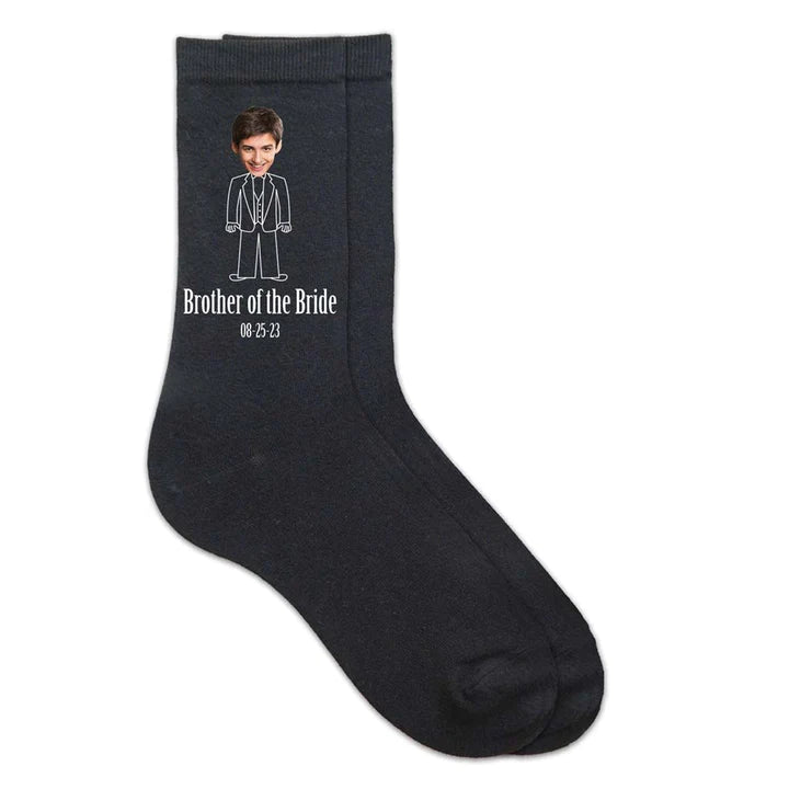 Face of the Wedding Party Socks - Groovy Groomsmen Gifts