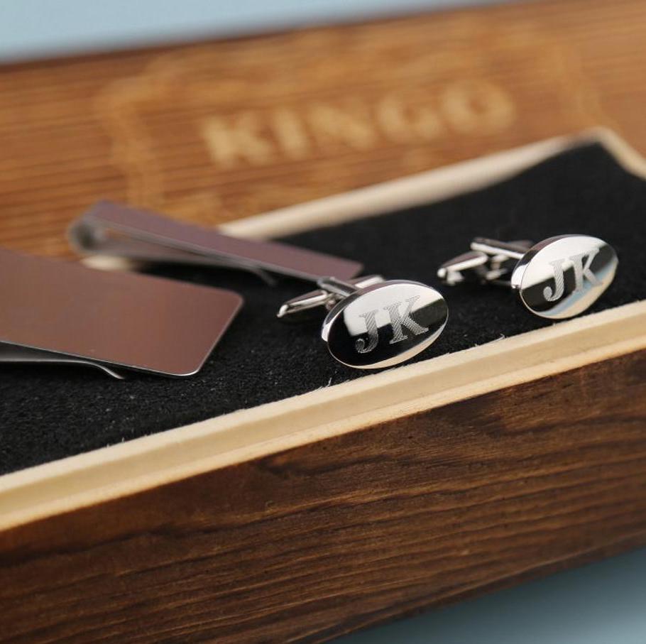 Box Set Fancy Man's Kit by Groovy Groomsmen Gifts