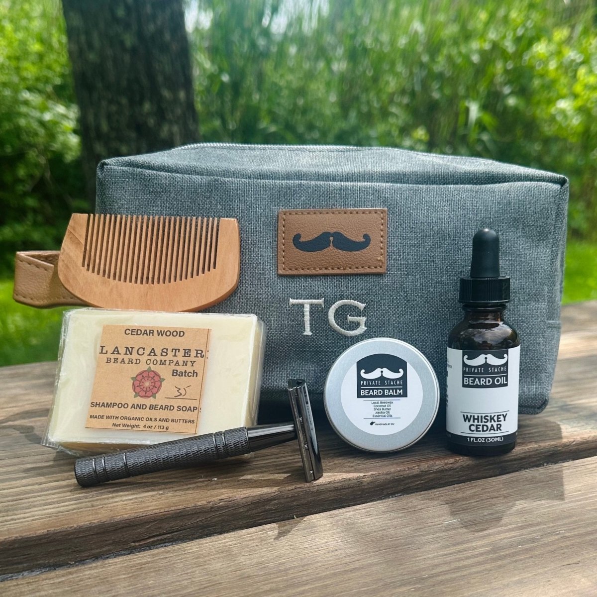 Fathers Day Father’s Day Beard Grooming Kit by Groovy Groomsmen Gifts