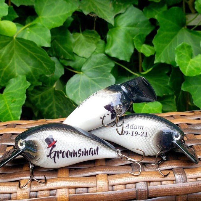 Fishing Baits &amp; Lures Gone Fishing by Groovy Groomsmen Gifts