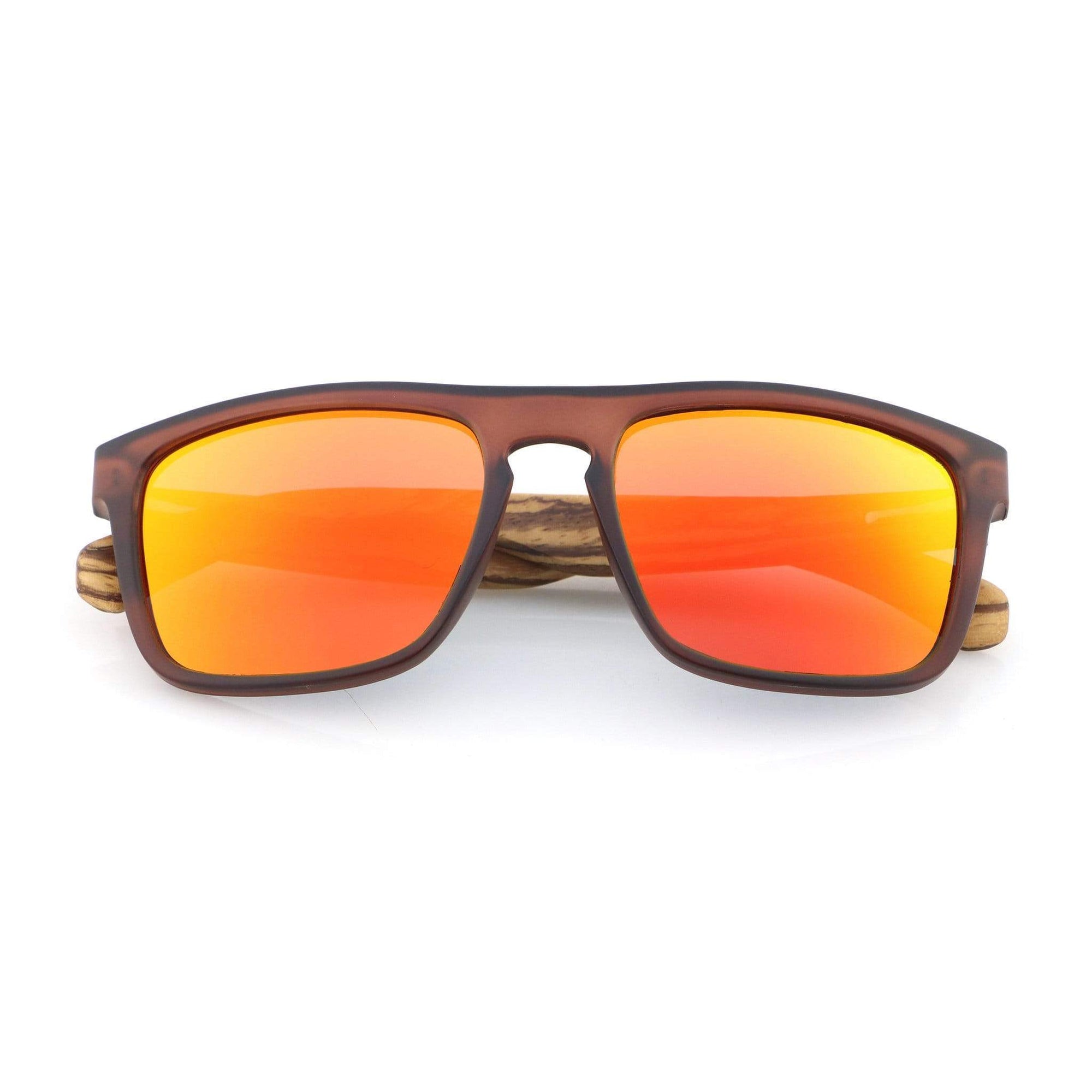 Wooden Sunglasses Flash | Zebra Wood by Groovy Groomsmen Gifts