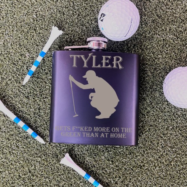 Flask Chip Shot Golf Flask by Groovy Groomsmen Gifts